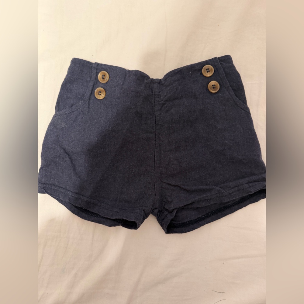 Lil legs navy shorts
